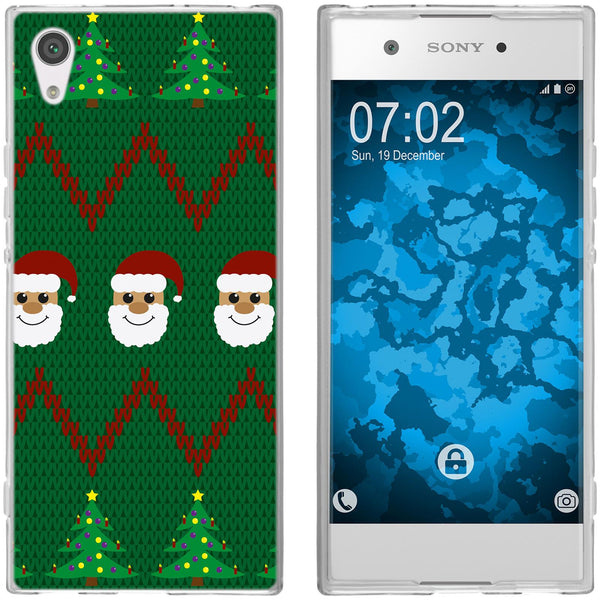 Xperia XA1 Silikon-Hülle X Mas Weihnachten X-Mas Sweater M7