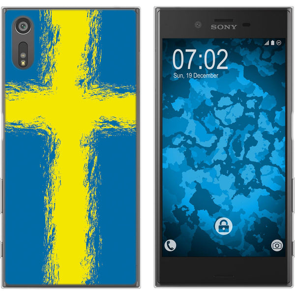 Xperia XZs Silikon-Hülle WM Schweden M12 Case