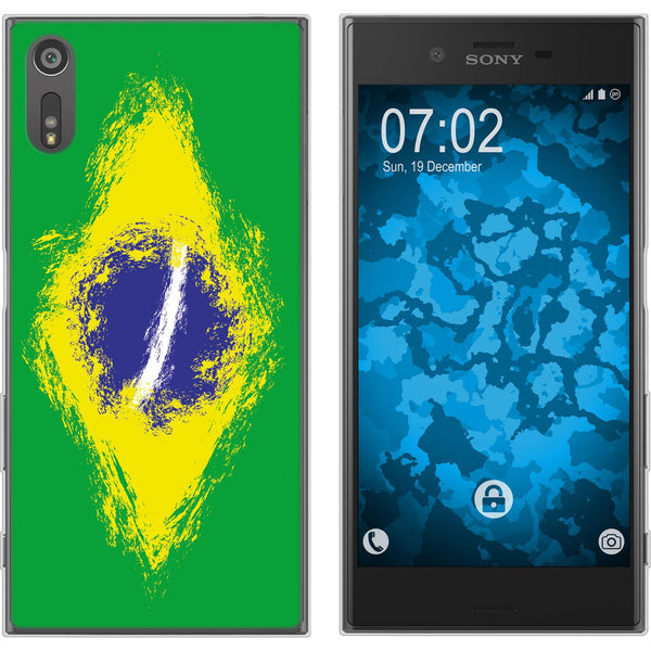 Xperia XZs Silikon-Hülle WM Brasilien M2-6 Case