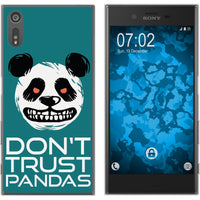 Xperia XZs Silikon-Hülle Crazy Animals Panda M2 Case