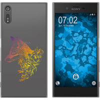 Xperia XZs Silikon-Hülle Floral Fuchs M1-3 Case