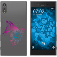 Xperia XZs Silikon-Hülle Floral Fuchs M1-6 Case