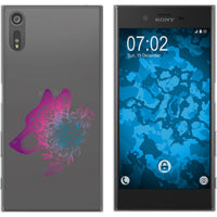 Xperia XZs Silikon-Hülle Floral Wolf M3-6 Case