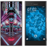 Xperia XZs Silikon-Hülle Retro Wave Cyberpunk.02 M5 Case