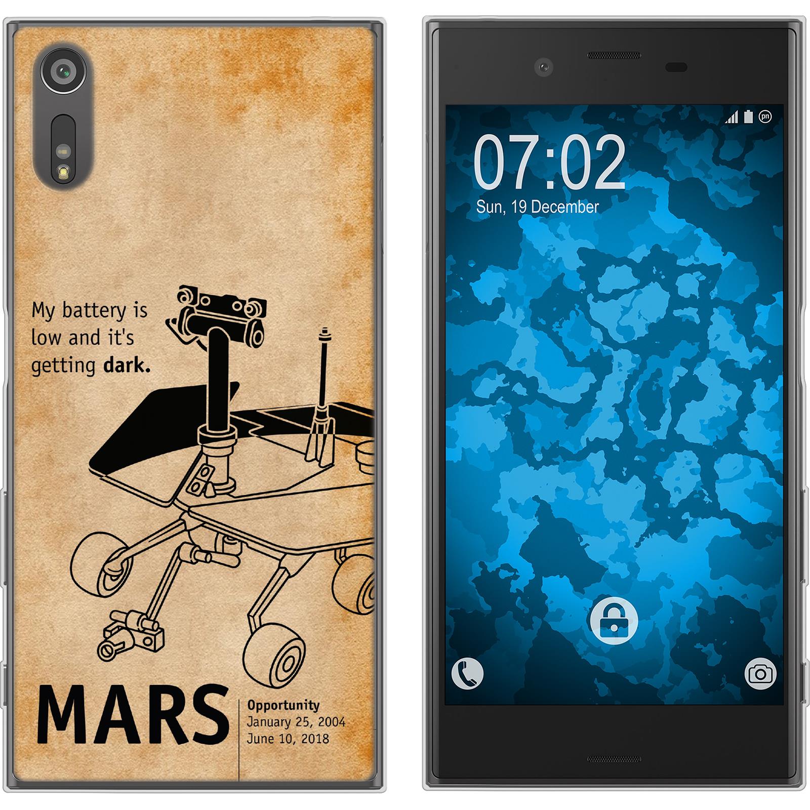 Xperia XZs Silikon-Hülle Space Rover M2 Case