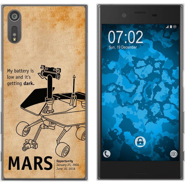 Xperia XZs Silikon-Hülle Space Rover M2 Case