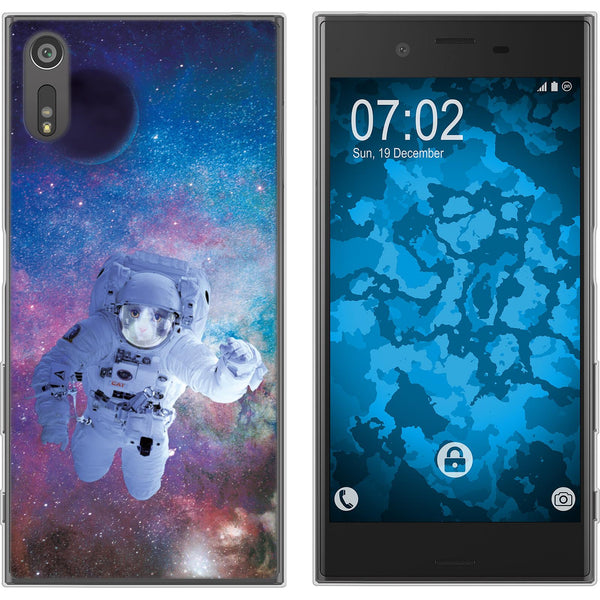 Xperia XZs Silikon-Hülle Space Catronaut M5 Case