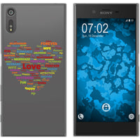 Xperia XZs Silikon-Hülle pride Herz M5 Case