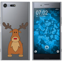 Xperia XZ Premium Silikon-Hülle X Mas Weihnachten Rentier M3