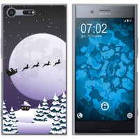 Xperia XZ Premium Silikon-Hülle X Mas Weihnachten Santa - Ni