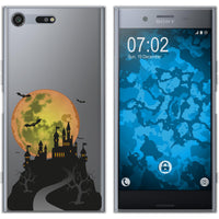 Xperia XZ Premium Silikon-Hülle Herbst Spukschloss M4 Case