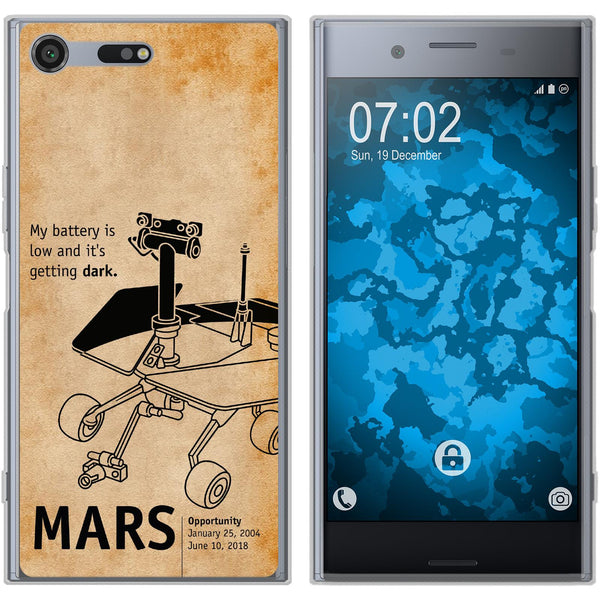 Xperia XZ Premium Silikon-Hülle Space Rover M2 Case