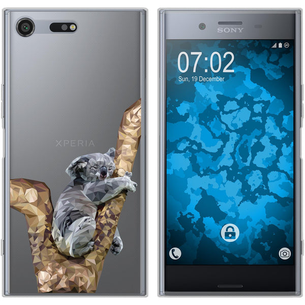 Xperia XZ Premium Silikon-Hülle Vektor Tiere Koala M9 Case