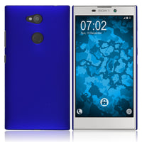 Hardcase für Sony Xperia L2 gummiert blau