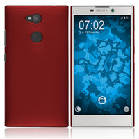 Hardcase für Sony Xperia L2 gummiert rot