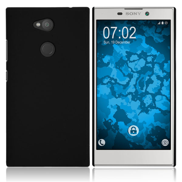 Hardcase für Sony Xperia L2 gummiert schwarz