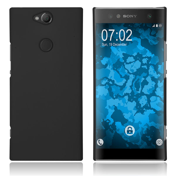 Hardcase für Sony Xperia XA2 Plus gummiert schwarz