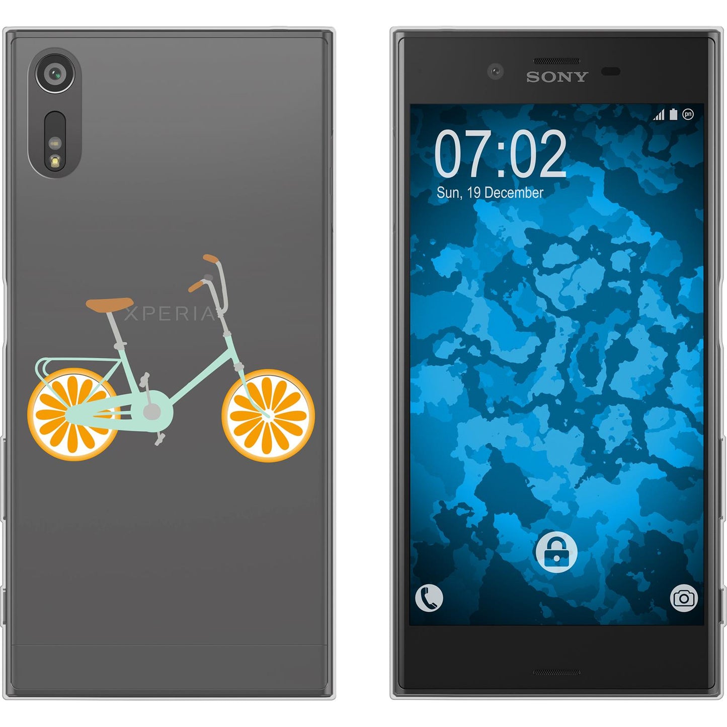 Xperia XZs Silikon-Hülle Bike M4 Case