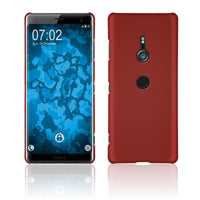 Hardcase für Sony Xperia XZ3 gummiert rot