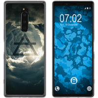 Xperia 1 Silikon-Hülle Element Luft M1 Case