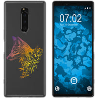 Xperia 1 Silikon-Hülle Floral Fuchs M1-3 Case