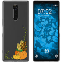 Xperia 1 Silikon-Hülle Herbst Erntedankfest/Thanksgiving M5