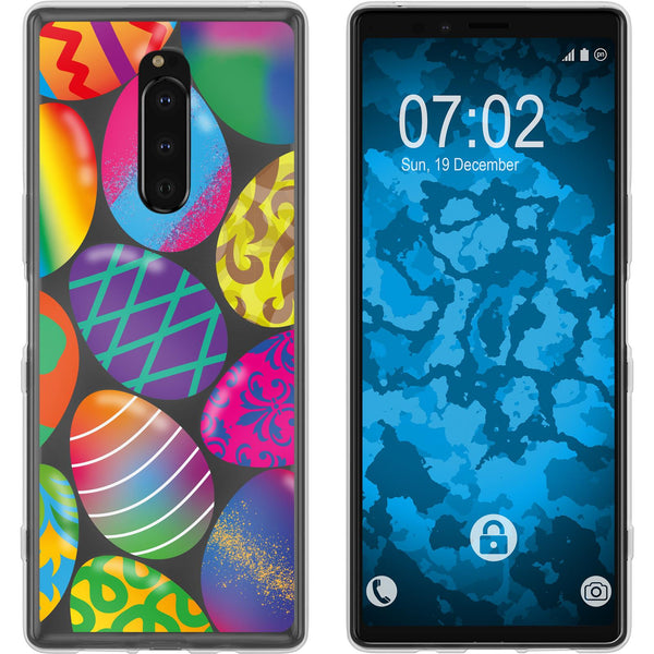 Xperia 1 Silikon-Hülle Ostern M3 Case