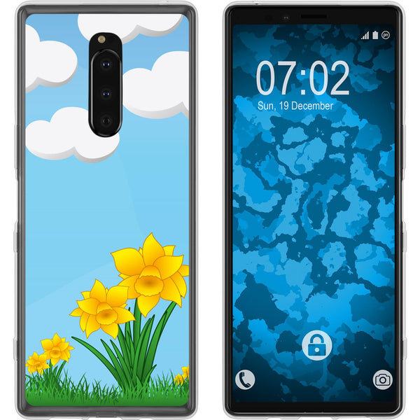 Xperia 1 Silikon-Hülle Ostern M4 Case