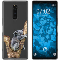 Xperia 1 Silikon-Hülle Vektor Tiere Koala M9 Case