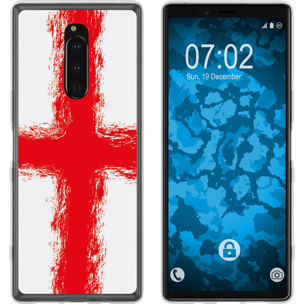 Xperia 1 Silikon-Hülle WM England M4 Case