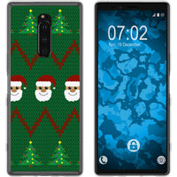 Xperia 1 Silikon-Hülle X Mas Weihnachten X-Mas Sweater M7 Ca