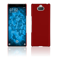 Hardcase für Sony Xperia 10 Plus gummiert rot