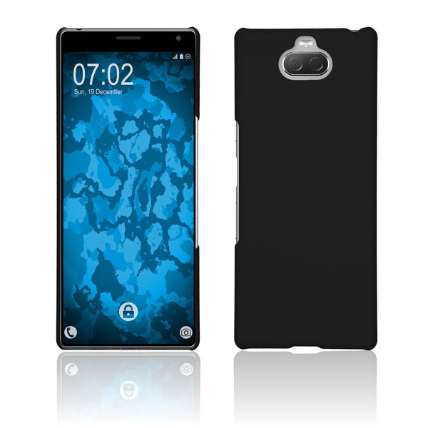 Hardcase für Sony Xperia 10 gummiert schwarz