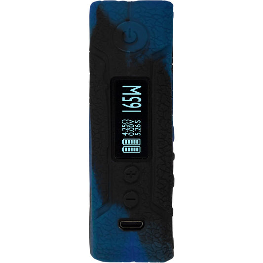 PhoneNatic Case für VOOPOO Drag 2 Hülle Silikon schwarz-blau