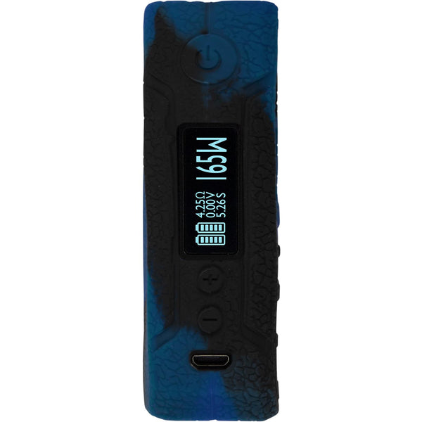 PhoneNatic Case für VOOPOO Drag 2 Hülle Silikon schwarz-blau