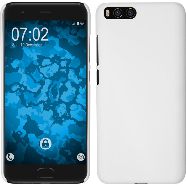 Hardcase für Xiaomi Mi 6 gummiert weiﬂ