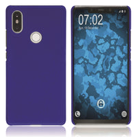 Hardcase für Xiaomi Mi 8 SE gummiert blau