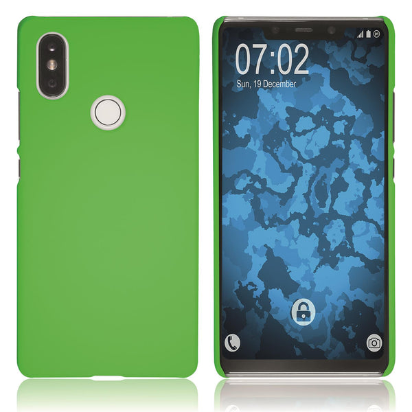 Hardcase für Xiaomi Mi 8 SE gummiert grün