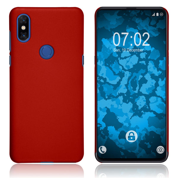 Hardcase für Xiaomi Mi Mix 3 gummiert rot