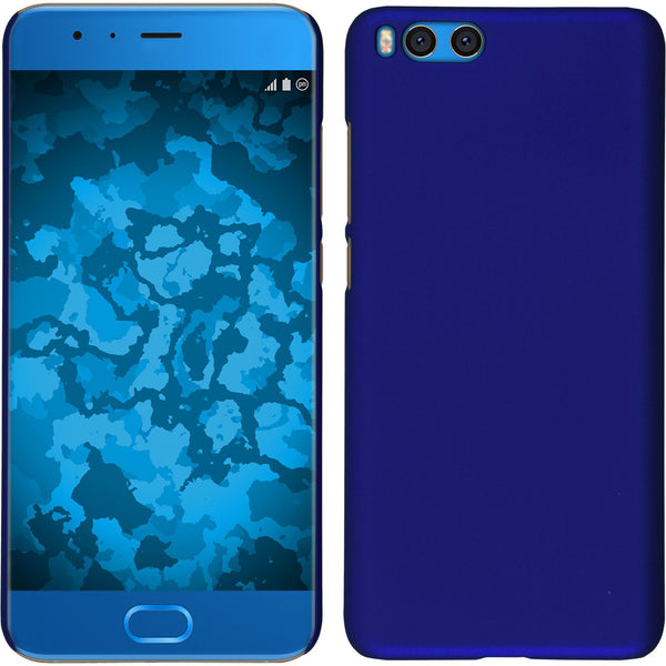 Hardcase für Xiaomi Mi Note 3 gummiert blau