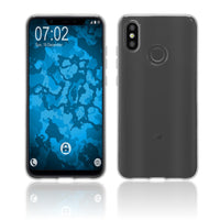 PhoneNatic Case kompatibel mit Xiaomi Mi 8 - Crystal Clear Silikon Hülle transparent Cover