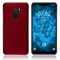 Hardcase für Xiaomi Pocophone F1 gummiert rot