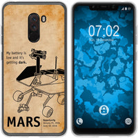 Pocophone F1 Silikon-Hülle Space Rover M2 Case