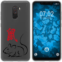 Pocophone F1 Silikon-Hülle Tierkreis Chinesisch M1 Case