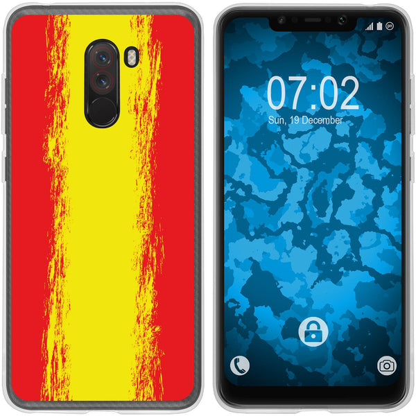 Pocophone F1 Silikon-Hülle WM Spanien M11 Case