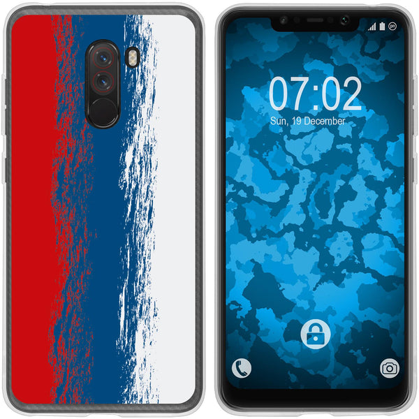 Pocophone F1 Silikon-Hülle WM Russland M9 Case