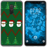 Pocophone F1 Silikon-Hülle X Mas Weihnachten X-Mas Sweater M