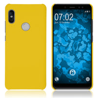 Hardcase für Xiaomi Redmi Note 5 Pro gummiert gelb