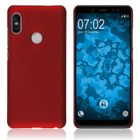 Hardcase für Xiaomi Redmi Note 5 Pro gummiert rot