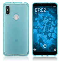 PhoneNatic Case kompatibel mit Xiaomi Redmi S2 - türkis Silikon Hülle transparent Cover